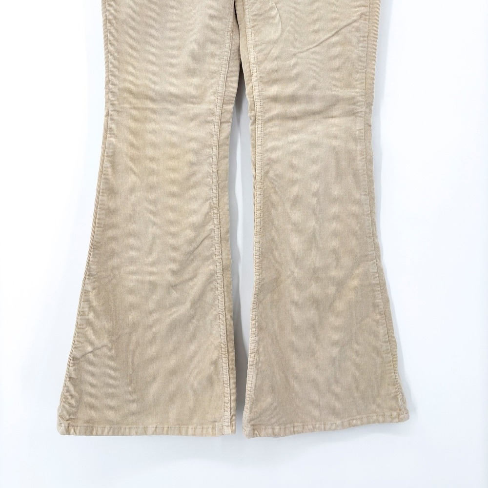 BDG Cream Corduroy Flare Pants High Rise Five Pocket Stretch Womens 28x31 - Picture 5 of 6